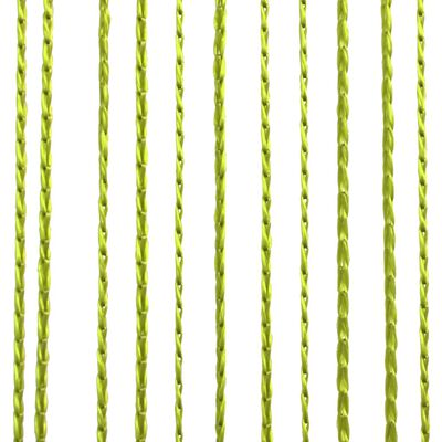 vidaXL Cortinas de fios 2 pcs 140x250 cm verde
