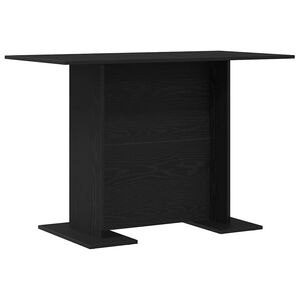 vidaXL Mesa de jantar Carvalho preto 110 x 60 x 75 cm