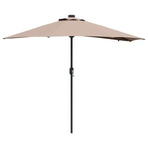 vidaXL Guarda-sol de Jardim 294 x 150 x 223 cm Poli&eacute;ster e A&ccedil;o