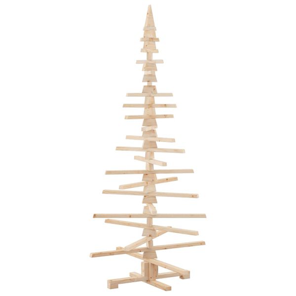 vidaXL &Aacute;rvore de Natal decorativa 180 cm madeira de pinho maci&ccedil;a