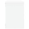 vidaXL Prateleiras parede forma de cubo 6 pcs 22x15x22cm branco/sonoma