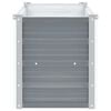 vidaXL Canteiro elevado de jardim aço galvanizado 160x40x45cm cinzento