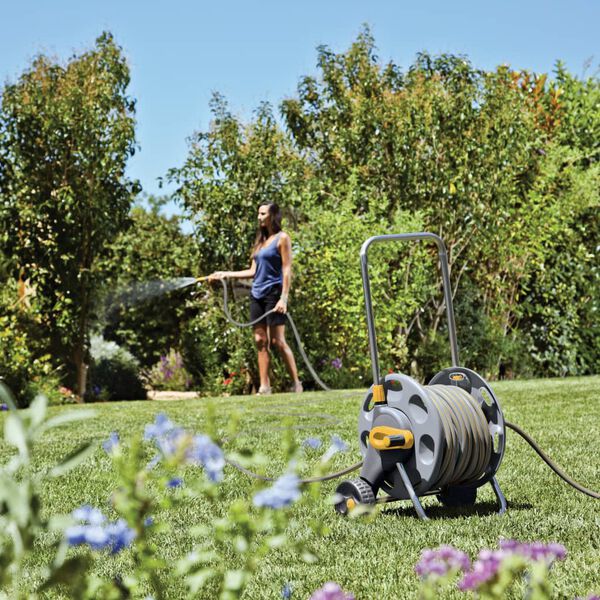 Hozelock Enrolador de mangueira 45 m com mangueira de 20 m