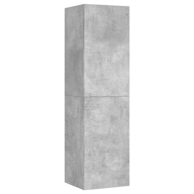 vidaXL Móvel de TV 30,5x30x110 cm contraplacado cinzento cimento
