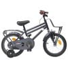 vidaXL Bicicleta Infantil 14 Polegadas para 3 a 5 anos Cinzento-Escuro