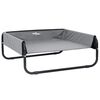 vidaXL Cama para Cachorro Manual Cinzento-claro 85 x 85 x 33 cm A&ccedil;o