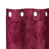 vidaXL Cortinas de Veludo 2 pcs vermelho tinto 245 x 140 cm Veludo