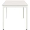vidaXL Mesa de jantar Branco 140 x 80 x 75 cm