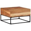 vidaXL Mesa de centro 68x68x41 cm madeira de ac&aacute;cia maci&ccedil;a