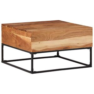vidaXL Mesa de centro 68x68x41 cm madeira de ac&aacute;cia maci&ccedil;a