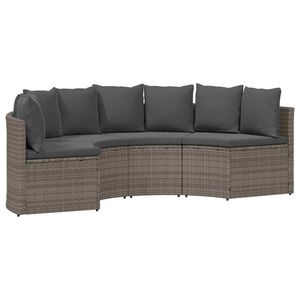 vidaXL Conjunto de Sof&aacute;s 2 unid. Cinzeto