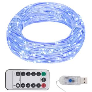 vidaXL Cord&atilde;o de luzes com 150 LED 15 m azul