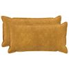 vidaXL Capa almofada 2 unid. HOUTEN Amarelo 40 x 80 cm