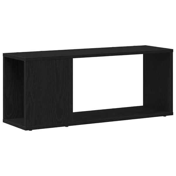 vidaXL Conjunto de m&oacute;vel de TV Carvalho Preto 80 x 24 x 32 cm