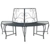 vidaXL Banco de &Aacute;rvore 4-N&uacute;mero de lugares 160 x 80 x 89 cm A&ccedil;o