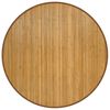 vidaXL Tapete redondo 100 cm bambu natural