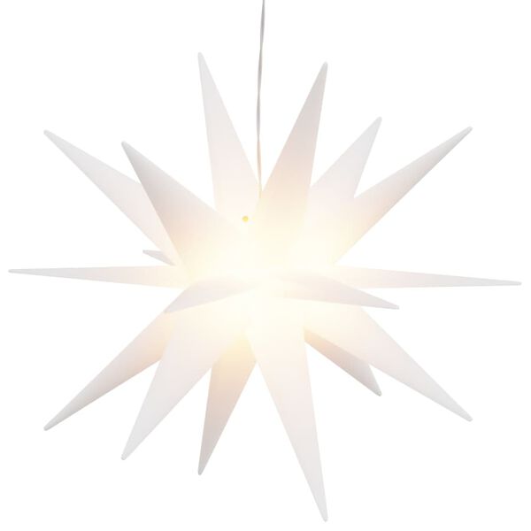 vidaXL Luz de Natal com LED dobr&aacute;vel 43 cm branco