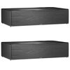 vidaXL Capas p/ mob&iacute;lia jardim 2 pcs 12 ilh&oacute;s 315x180x75 cm retangular