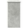 vidaXL Secretária 80x40x75 cm contraplacado cinzento cimento