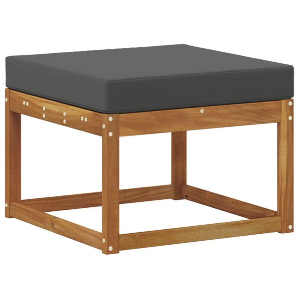 vidaXL Conjunto de Sof&aacute;s para Exterior 6 pcs Natural e Antracite