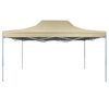 vidaXL Tenda pop-up dobrável 3x4,5 m branco nata