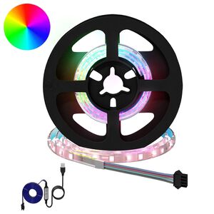 vidaXL Fita LED 2 unid. Preto e Transparente Cobre e Pl&aacute;stico