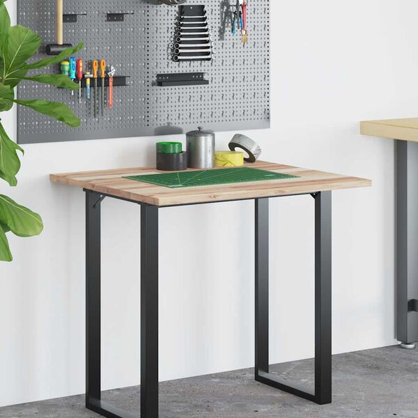 vidaXL Tampo de secret&aacute;ria 100x60x2 cm ac&aacute;cia maci&ccedil;a n&atilde;o tratada