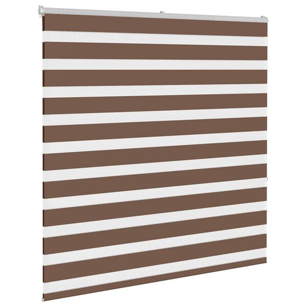vidaXL Cortina de zebra 145x150 cm largura do tecido 140,9cm poli&eacute;ster