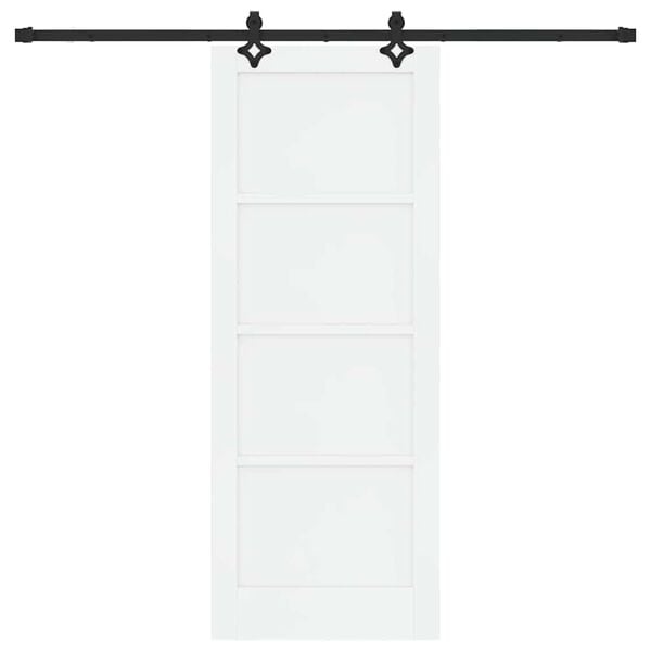 vidaXL Porta Deslizante ORKDAL Branco 78 x 202 cm