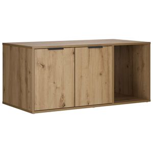 vidaXL M&oacute;vel para Gato Carvalho Arttisan 100 x 49 x 45 cm