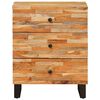 vidaXL Gabinete de Cama com gaveta Castanho 50 x 33 x 62 cm