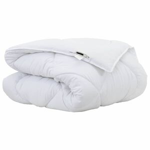 vidaXL Edredom de Inverno 200 x 135 x 5 cm Inverno Poli&eacute;ster Branco