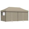vidaXL Tenda de Festa Cinzento-acastanhado 292 x 580 x 315 cm