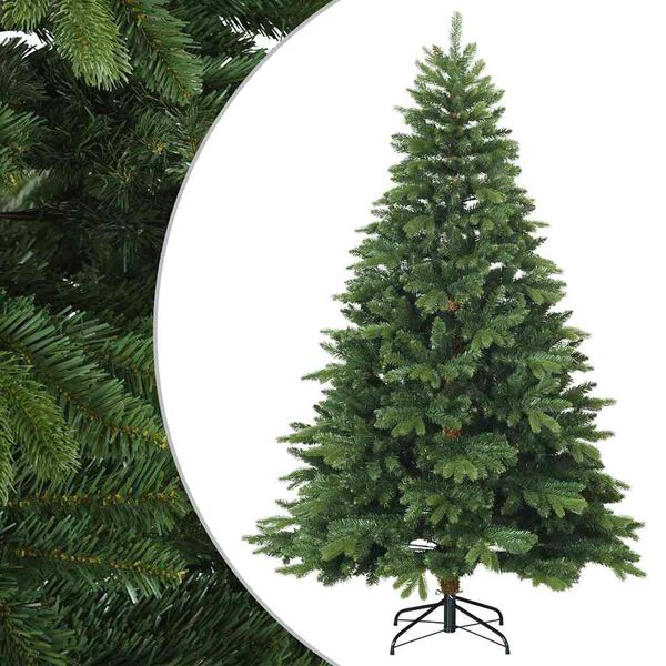 vidaXL &Aacute;rvore de Natal Articulada Artificial com suporte Verde 210 cm