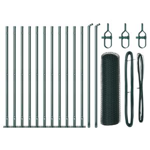 vidaXL Poste de Cerca Verde