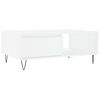 vidaXL Mesa de centro 90x60x35 cm derivados de madeira branco