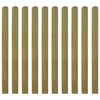 vidaXL Ripas para cerca 10 pcs 120 cm madeira impregnada