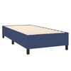 vidaXL Cama box spring c/ colch&atilde;o e LED 90x200 cm tecido azul