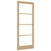 vidaXL Porta Interna ORKDAL Castanho 93 x 232 cm