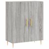 vidaXL Aparador 69,5x34x90 cm derivados de madeira cinzento sonoma