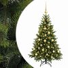 vidaXL &Aacute;rvore de Natal artificial com bolas 150 cm 150 LED