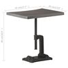 vidaXL Mesa de apoio 45x35x48cm ac&aacute;cia maci&ccedil;a e ferro fundido cinzento