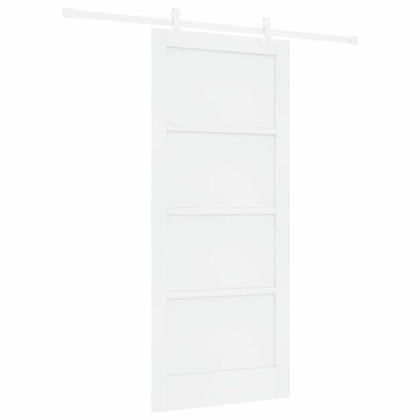 vidaXL Porta Deslizante Branco 86 x 198,5 cm