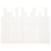 vidaXL Cabeceira de parede 108x3x80 cm madeira de pinho maci&ccedil;a branco