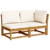 vidaXL 8 pcs conjunto lounge jardim c/almofad&otilde;es madeira maci&ccedil;a ac&aacute;cia