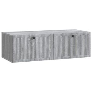 vidaXL Gabinete de TV de Parede Sonoma Cinzento 98 x 41 x 30 cm