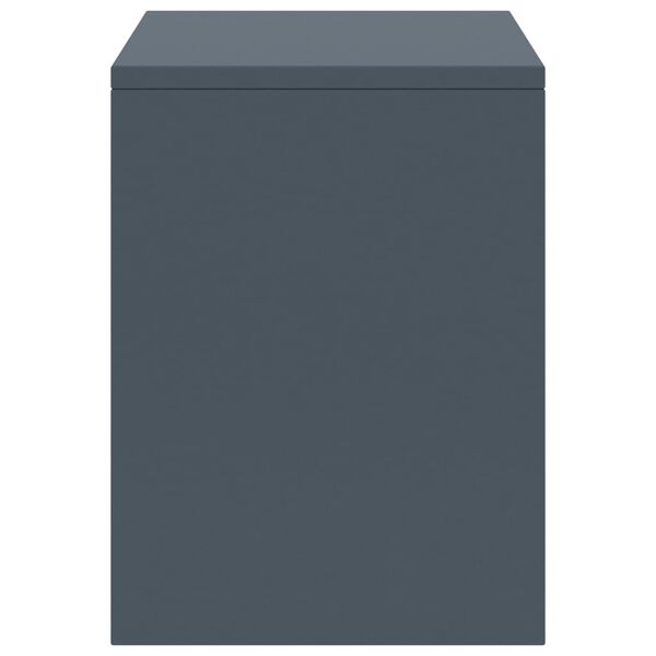 vidaXL Mesa de cabeceira 35x30x40 cm pinho maci&ccedil;o cinzento-claro