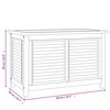 vidaXL Caixa de arrumação para jardim com saco 90x50x58 cm teca maciça