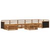 vidaXL Conjunto de Sof&aacute;s para Exterior 8 pcs Natural