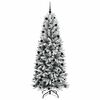 vidaXL &Aacute;rvore de Natal Artificial com 300 LEDs Branco 210 cm